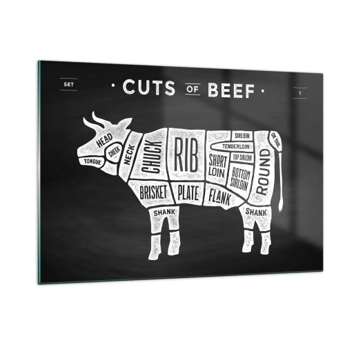 Üveg kép - Mészáros ábécéskönyve - 120x80 cm