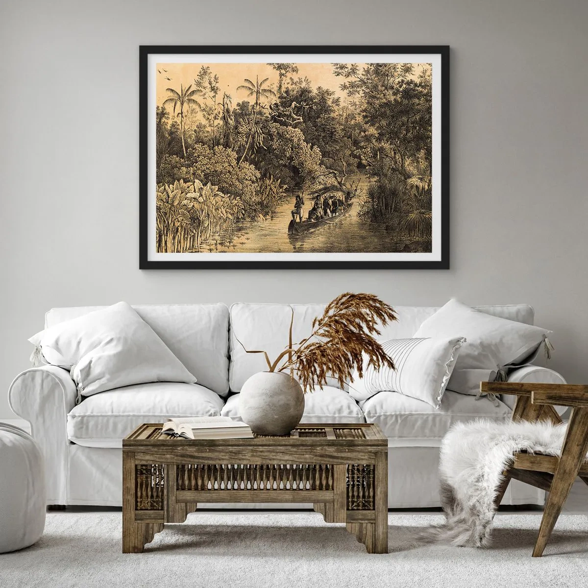 Poszter fehér keretben - Expedíció a forráshoz - 100x70 cm