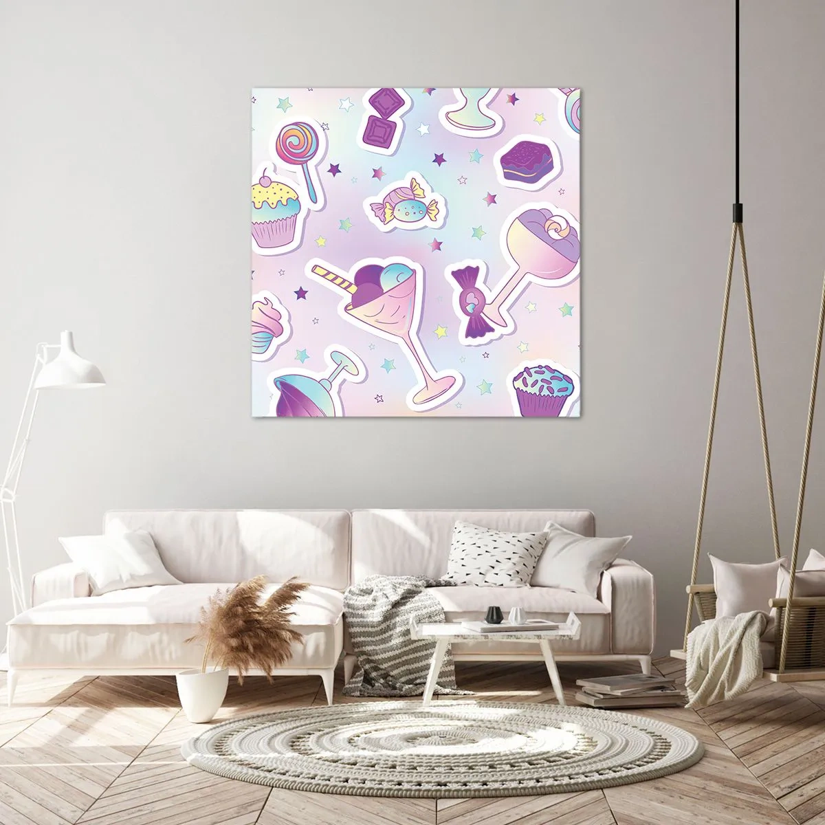 Vászonkép - Hogy minden nap születésnap legyen - 50x50 cm