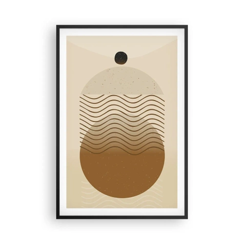 Poszter fehér keretben - A geometriai formák eredetéről - 61x91 cm
