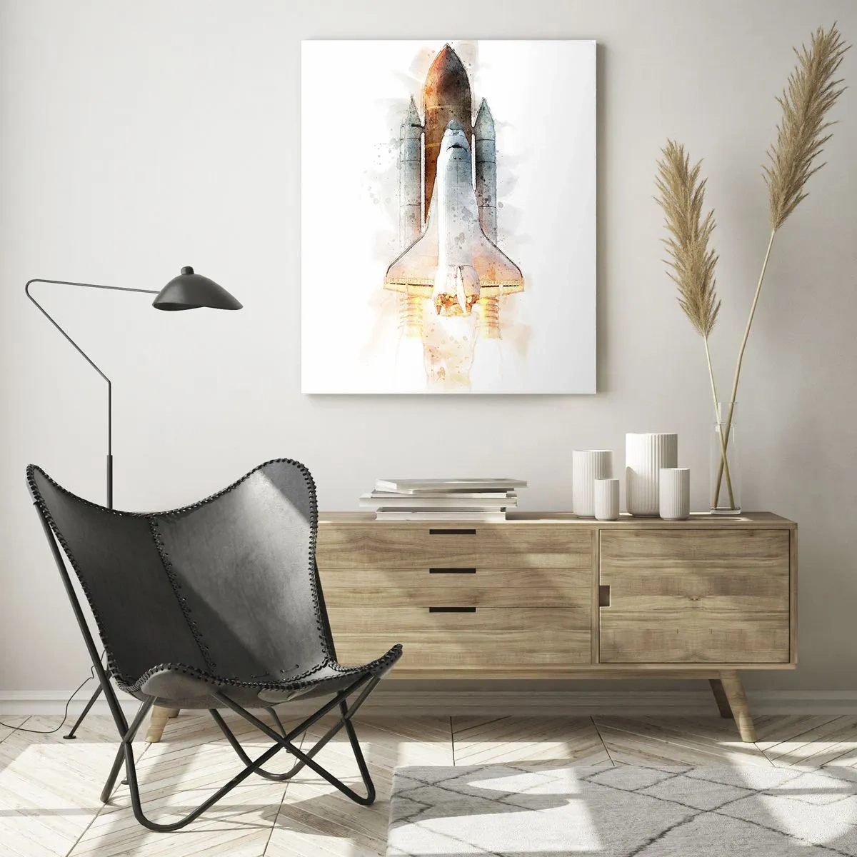 Üveg kép - Felfedezők az elején - 50x70 cm