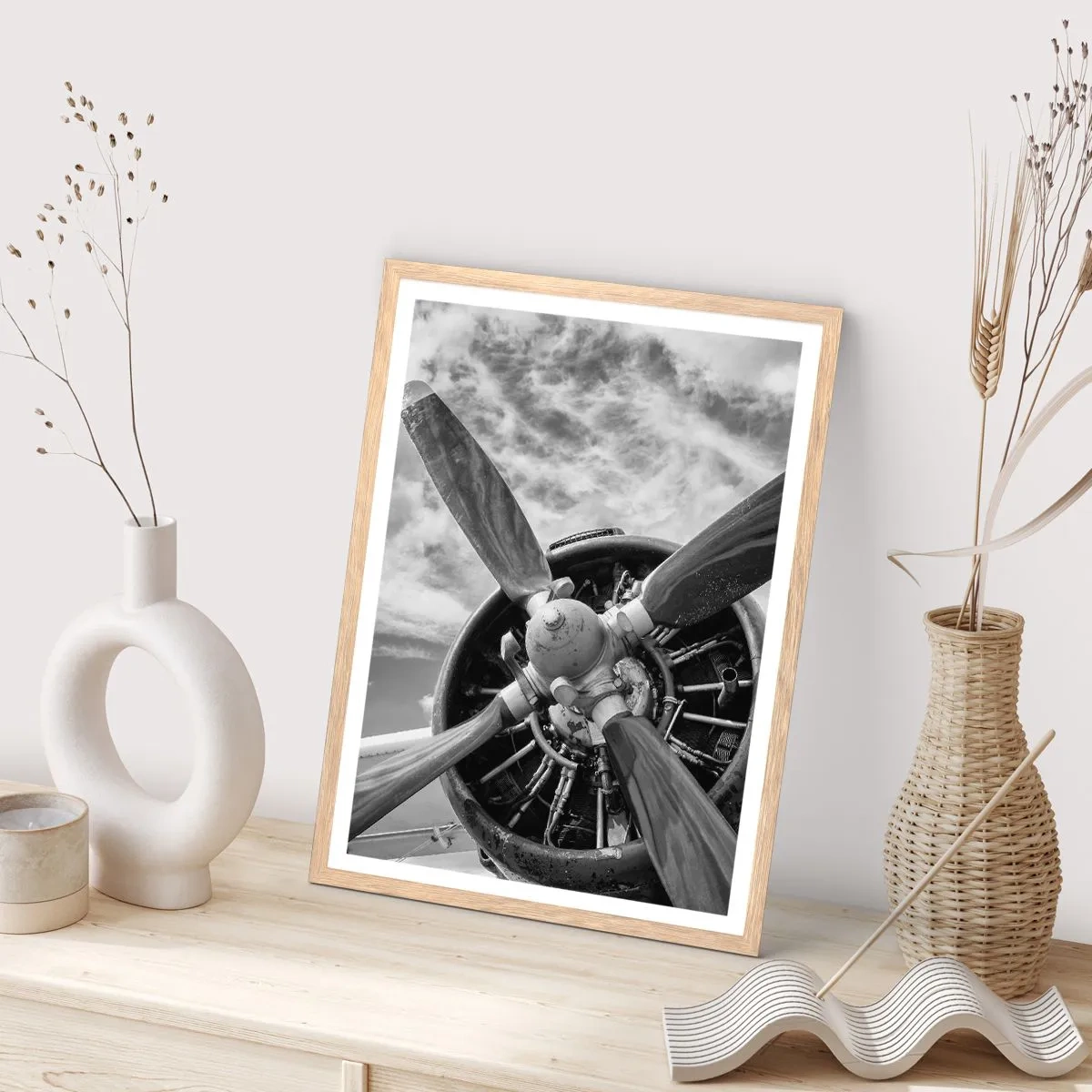 Poszter világos tölgy keretben - A boltozat gyilkosa - 40x50 cm