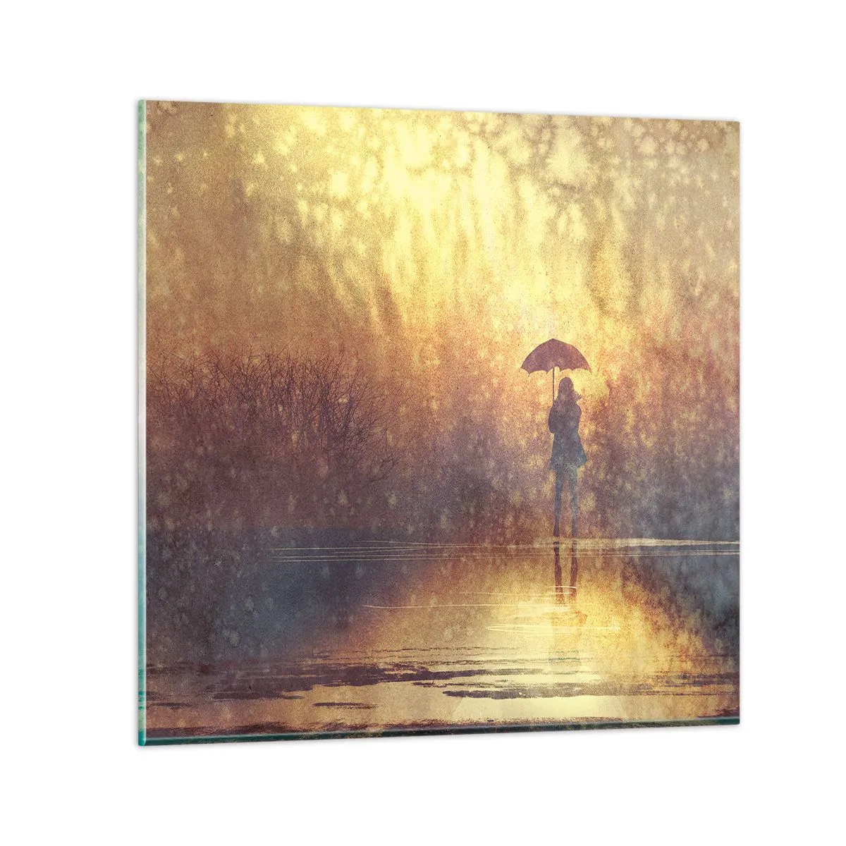 Üveg kép - Érzem, hogy valaki engem néz - 50x50 cm