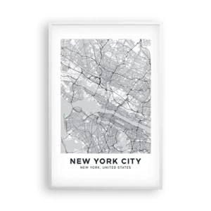 Poszter fekete keretben - Metropolisz anatómiája - 61x91 cm