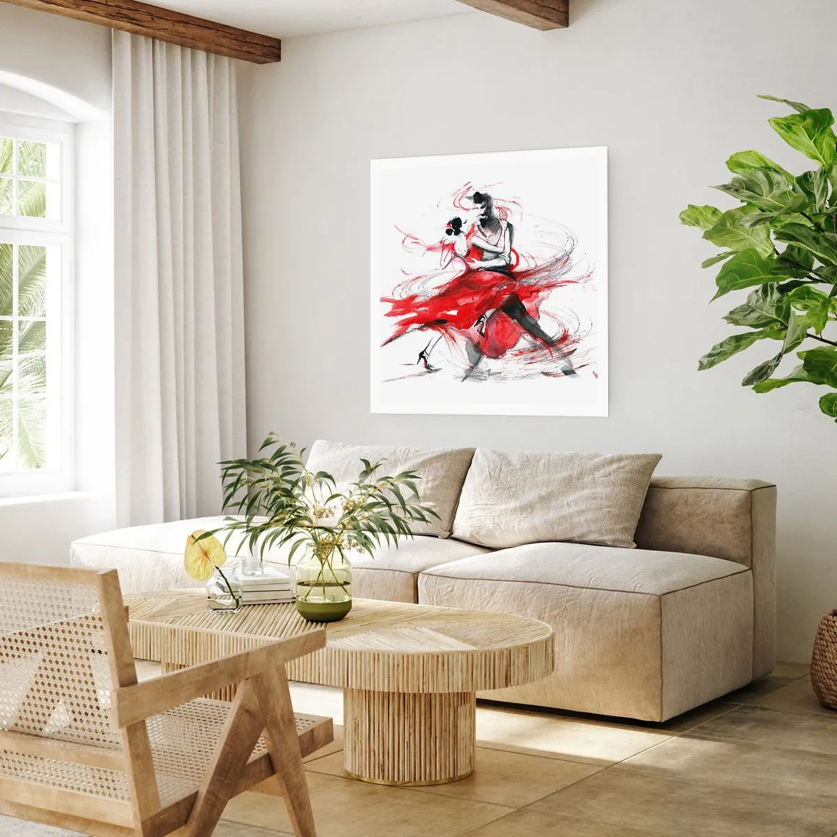 Poszter - Tango - a szenvedély ritmusa - 60x60 cm