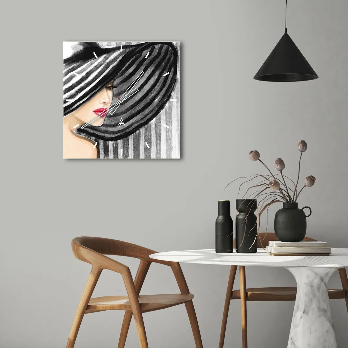 Falióra, Óra - Hol keressünk? - 30x30 cm