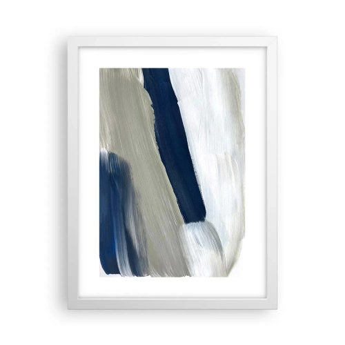 Poszter fekete keretben - Találkozás a fehérrel - 30x40 cm