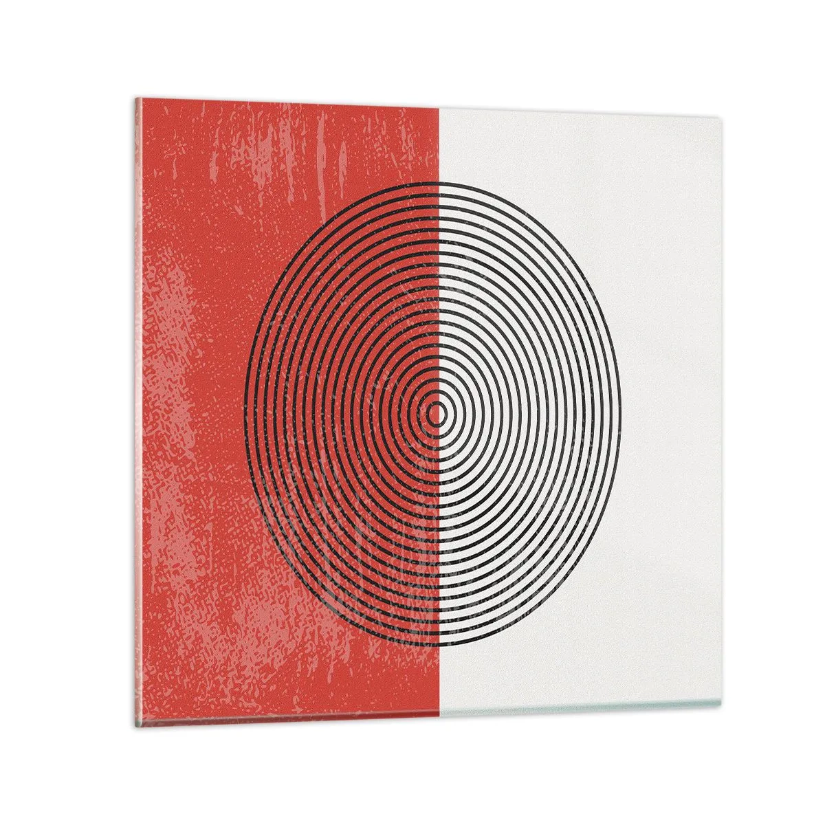 Üveg kép - Pont a célba - 60x60 cm