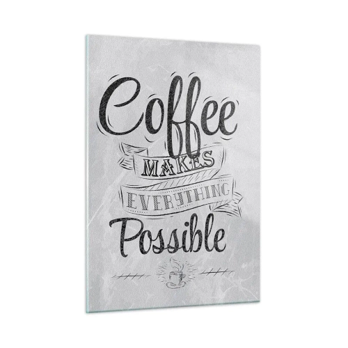 Üveg kép - Hogy nem lehet szeretni a kávét - 50x70 cm