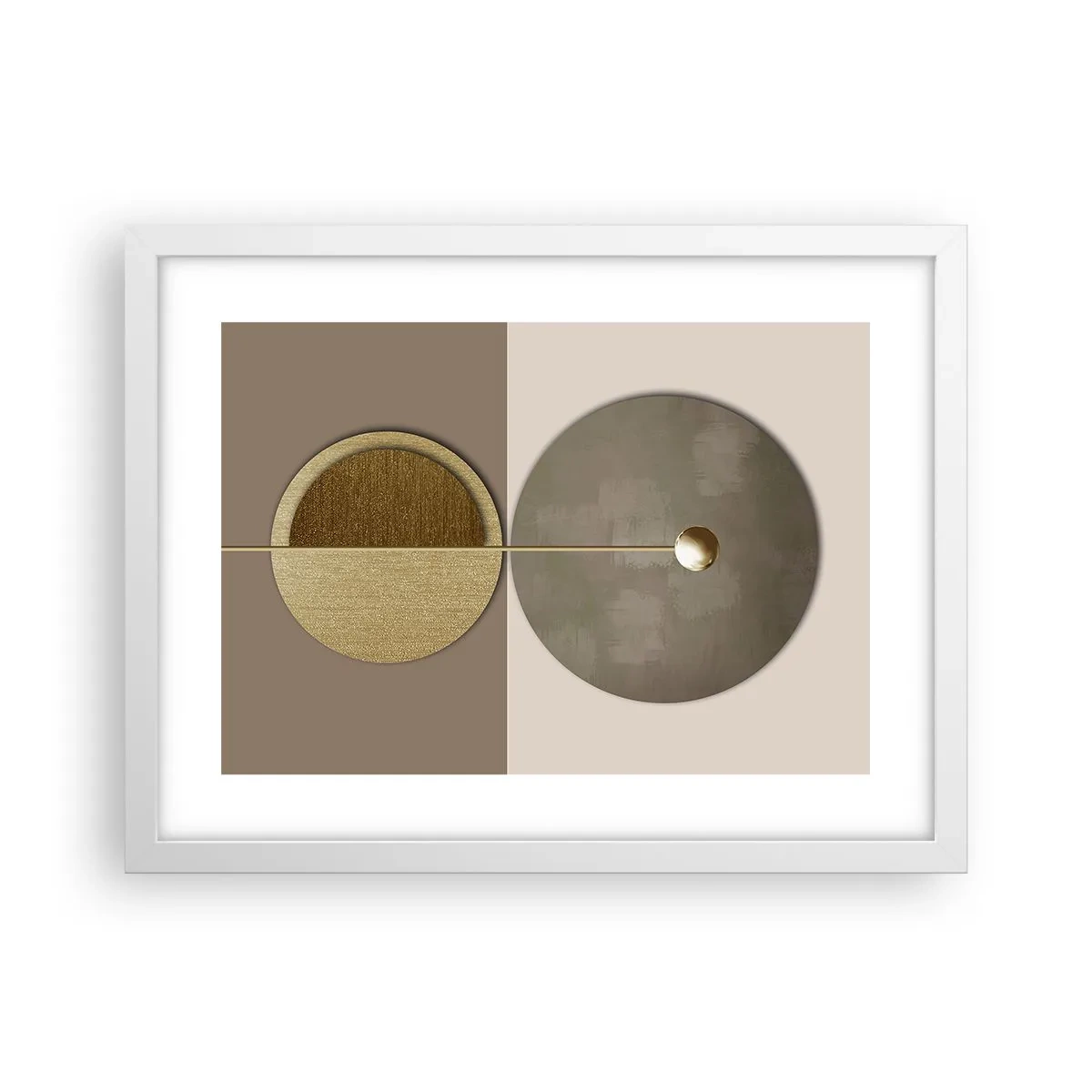 Poszter fekete keretben - Tökéletes egyensúly - 40x30 cm