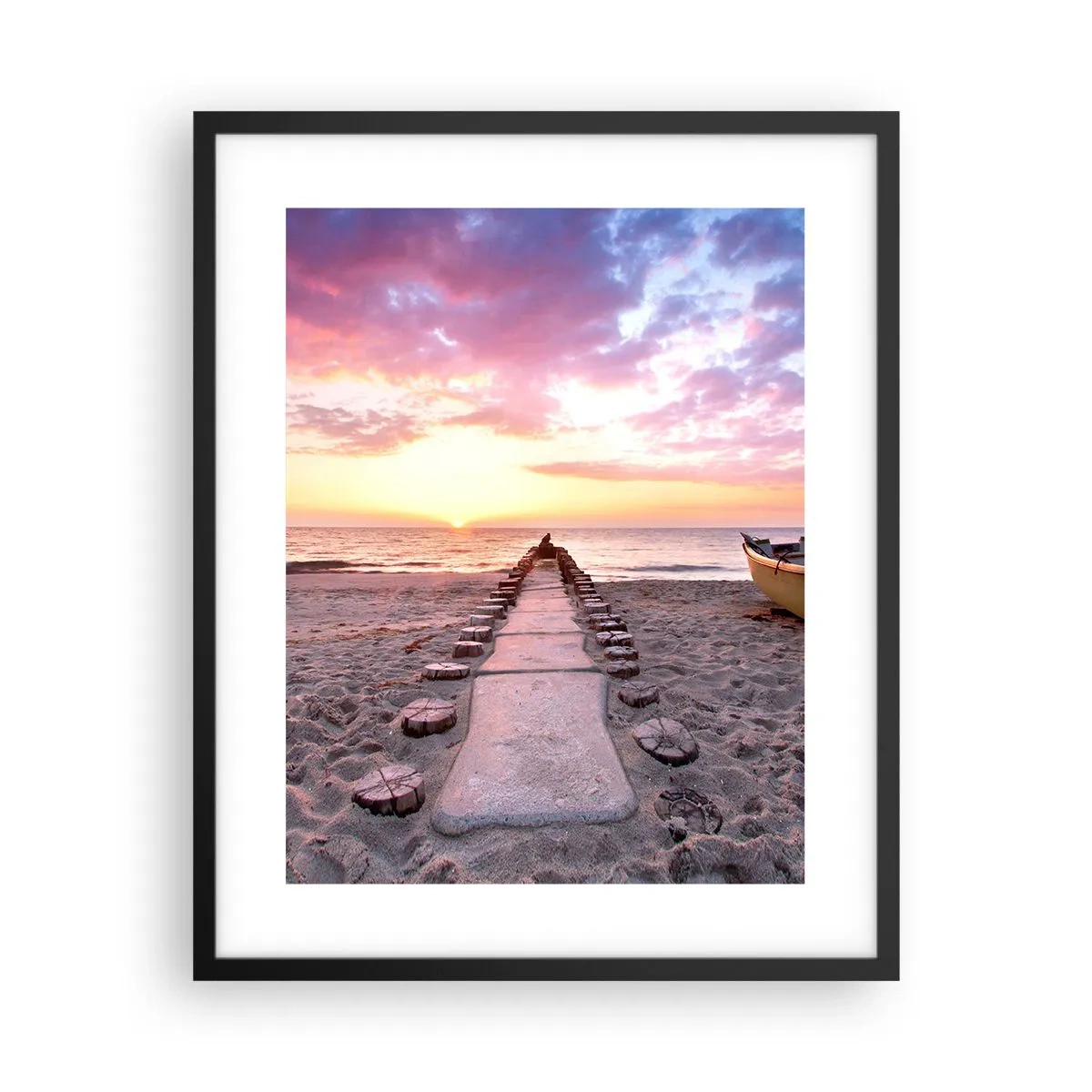 Poszter fehér keretben - Egy pillanatnyi mély élmény - 40x50 cm