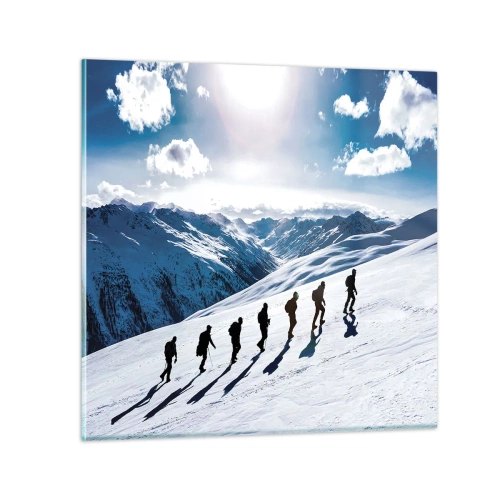 Üveg kép - A hódítók csapata - 30x30 cm