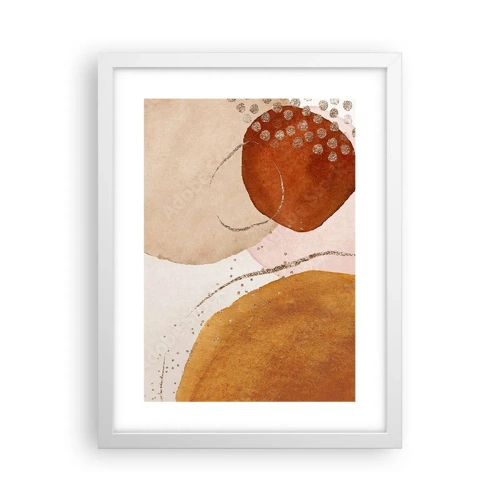 Poszter fekete keretben - Gömbölyűség és mozgás - 30x40 cm