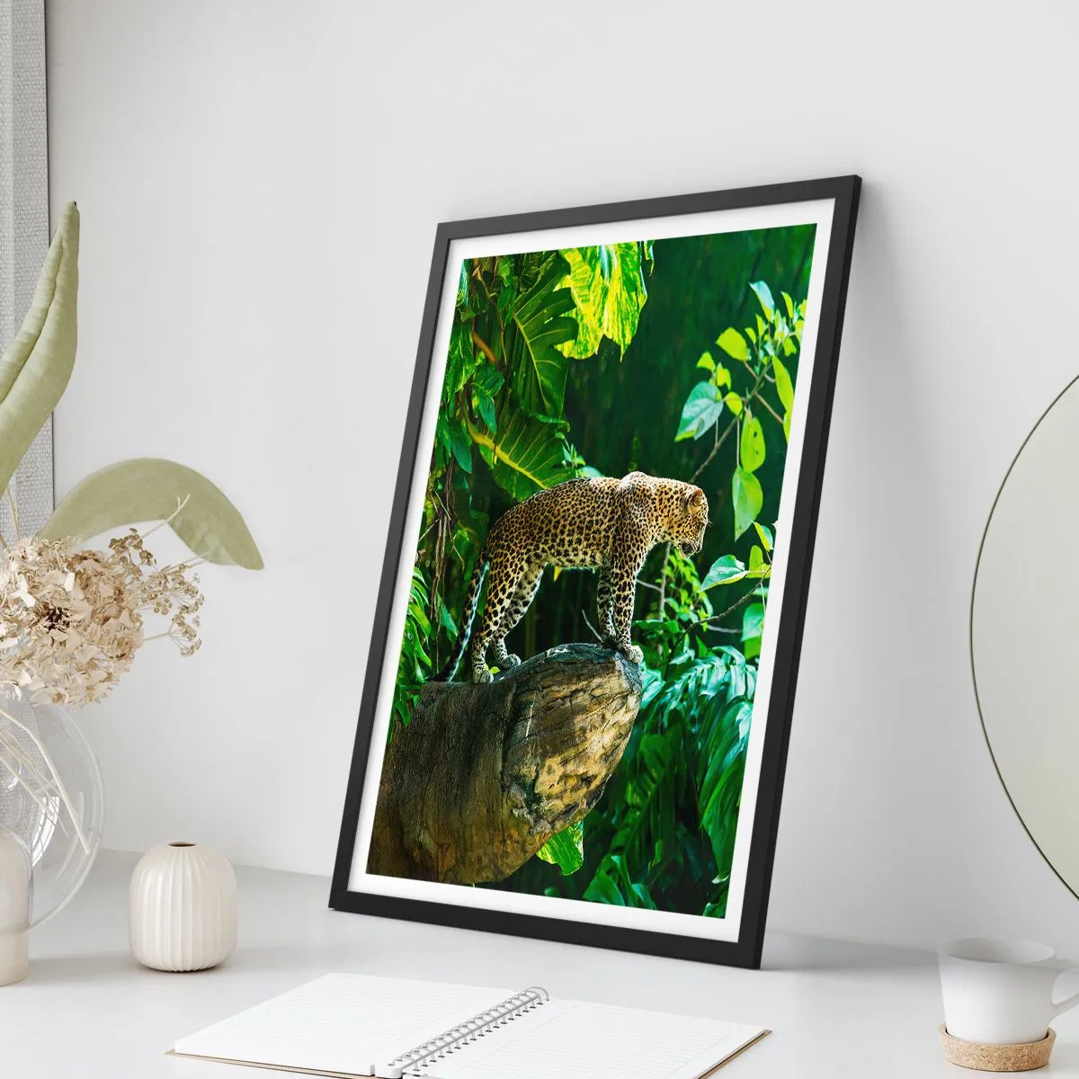 Poszter fehér keretben - A vadászatra? - 70x100 cm