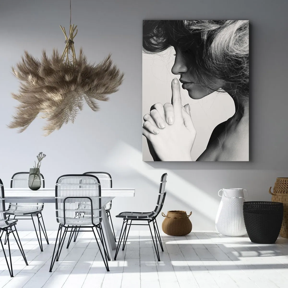 Vászonkép - Magára hallgatva - 65x120 cm