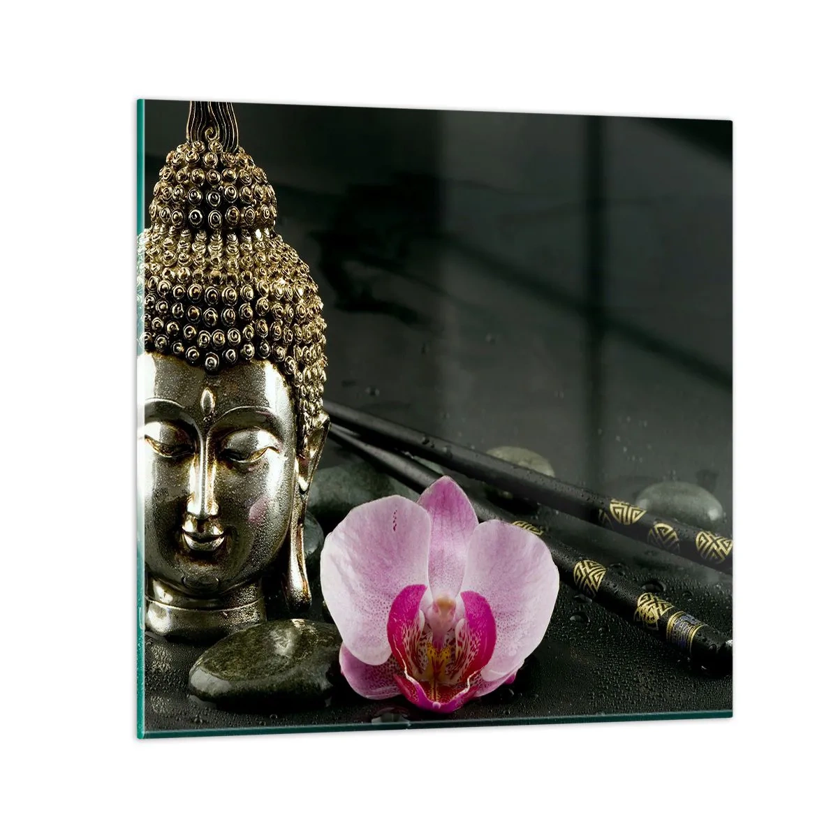 Üveg kép - A bölcsesség és a szépség harmóniája - 60x60 cm