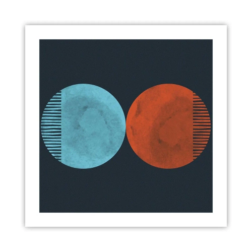 Poszter - Csak a geometria? - 50x50 cm