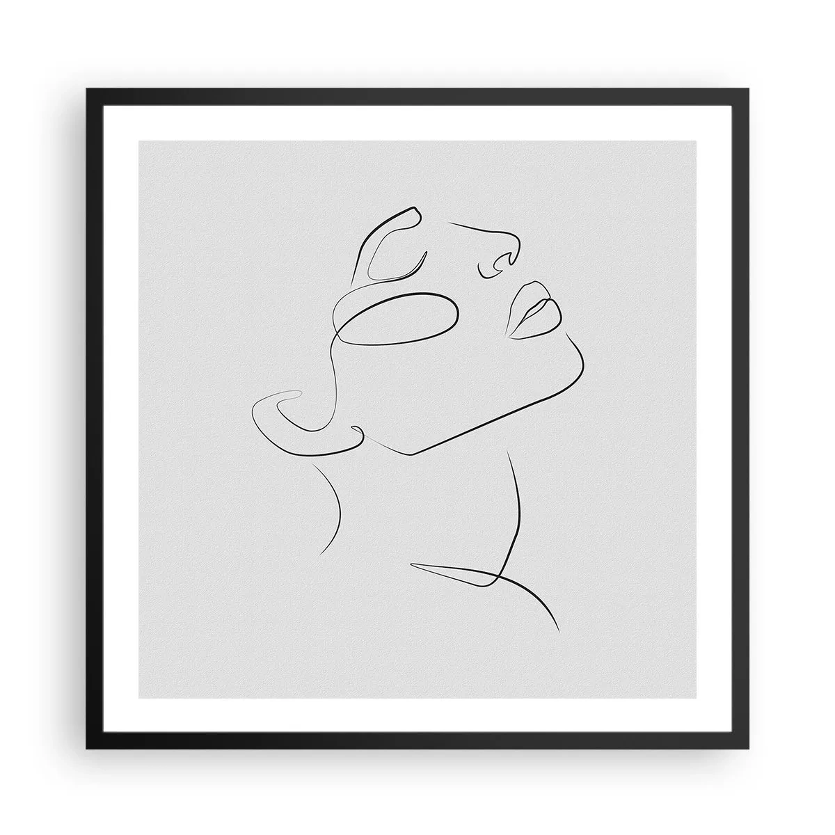 Poszter fehér keretben - Az álmok fordulatai - 60x60 cm