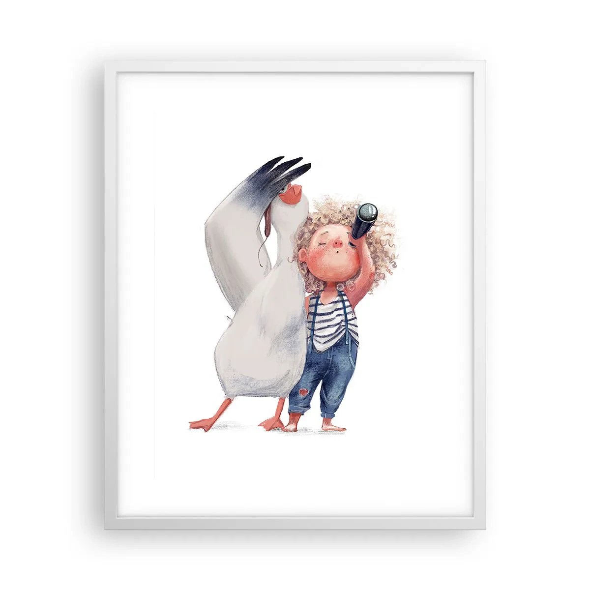 Poszter fekete keretben - Nagy utazási terve - 40x50 cm