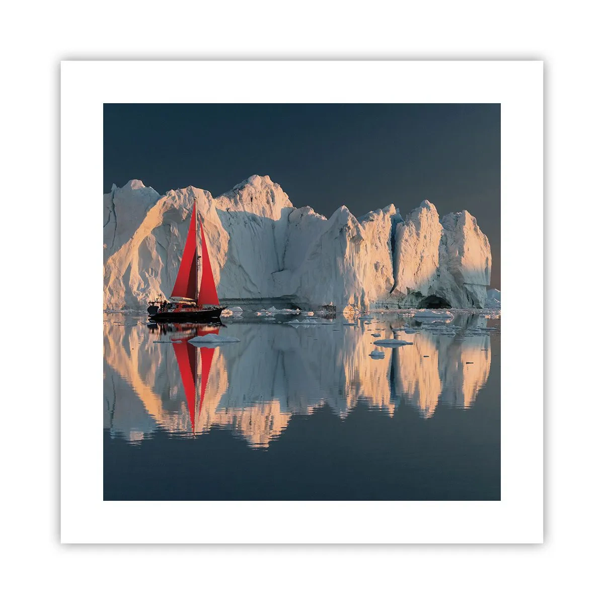 Poszter - A világ peremén - 40x40 cm