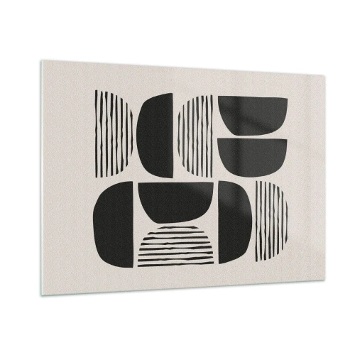 Üveg kép - Félszívű megállapodások - 100x70 cm