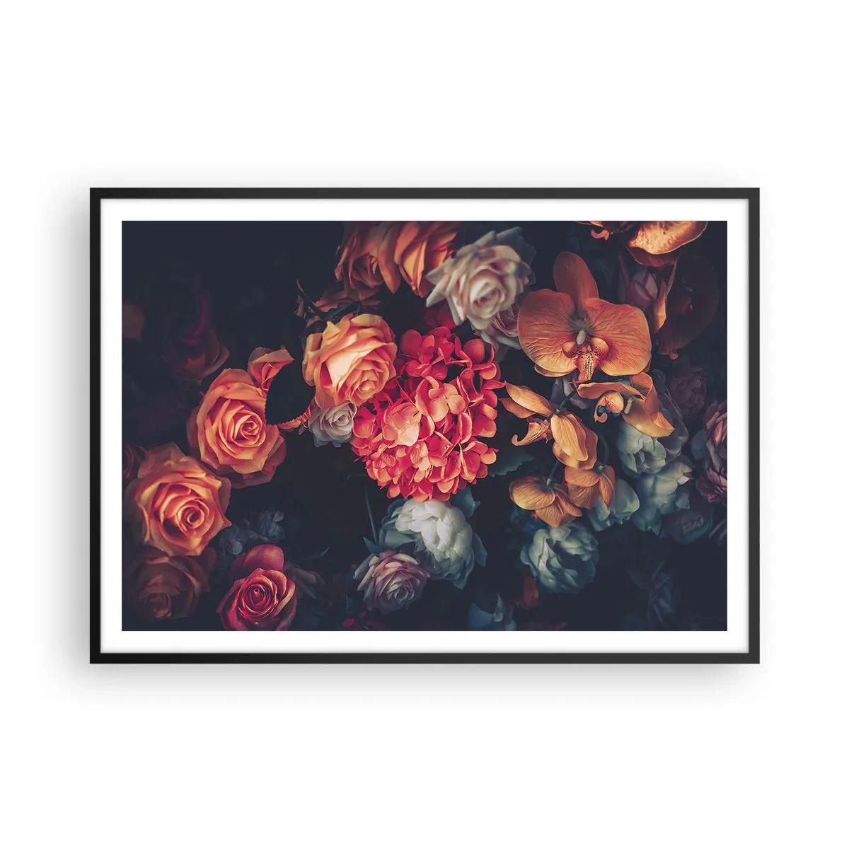 Poszter fehér keretben - Mint a holland mestereknél - 100x70 cm