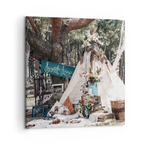 Vászonkép - Make love… - 50x50 cm