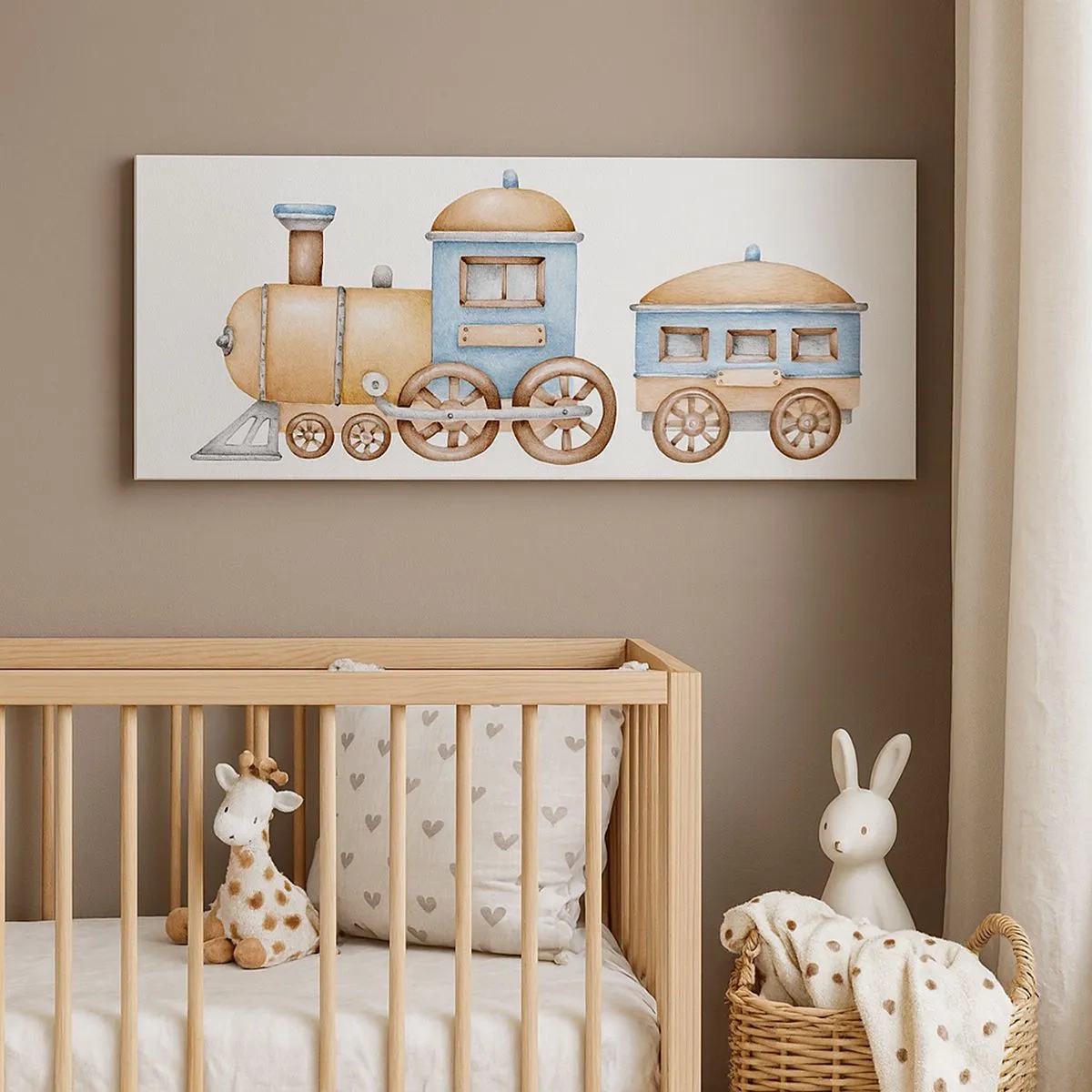 Vászonkép - Az állomáson állva... - 100x40 cm