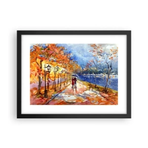 Poszter fehér keretben - Együtt az idő határáig - 40x30 cm