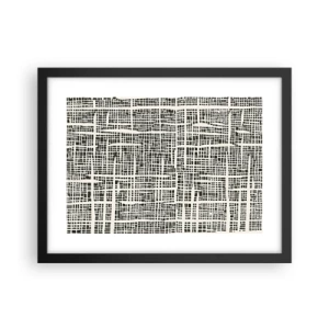 Poszter fehér keretben - Szőtt kompozíció - 40x30 cm