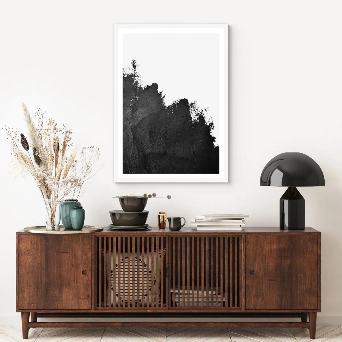 Poszter fekete keretben - Elemek: föld - 30x40 cm