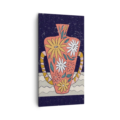 Vászonkép - Festett korsó - 55x100 cm