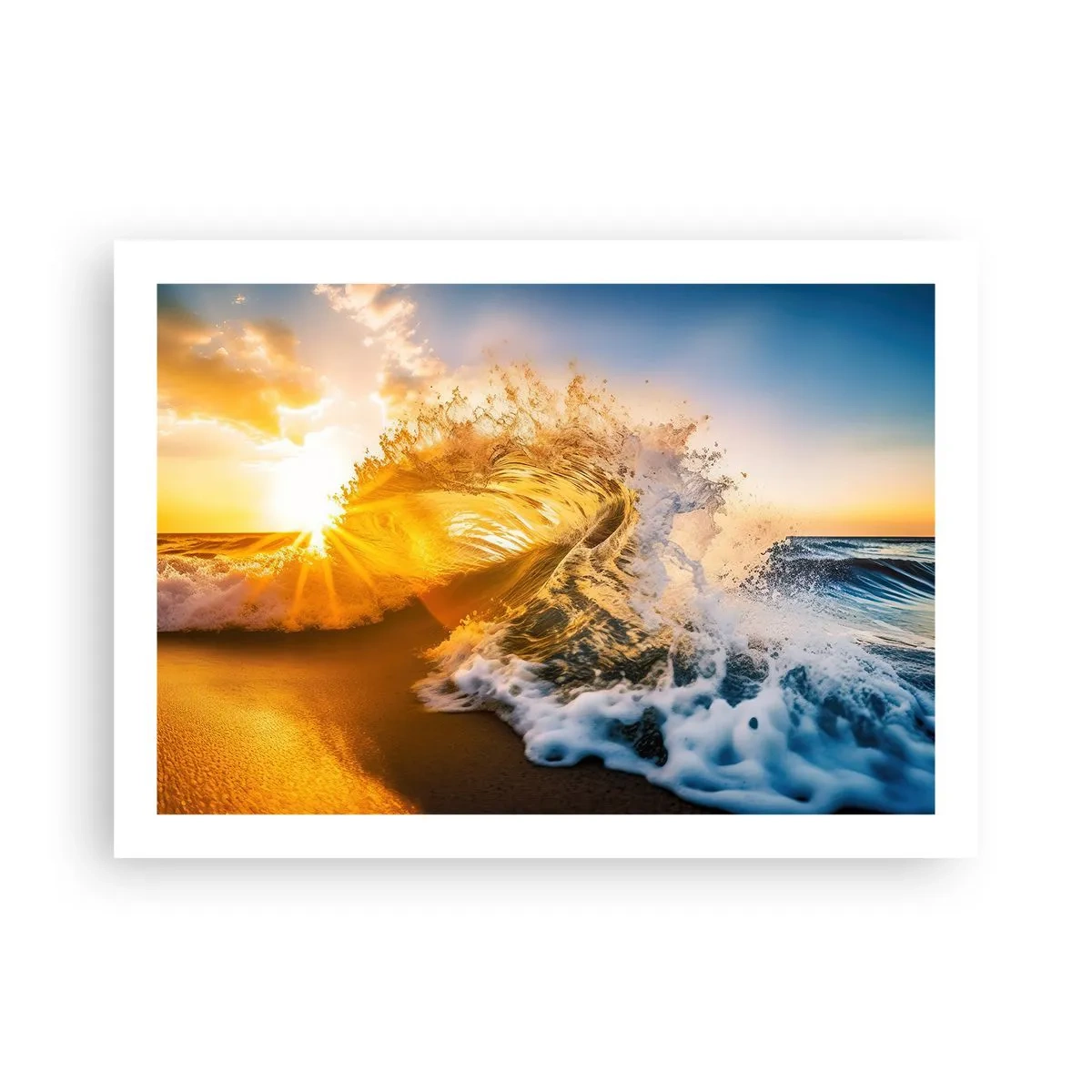 Poszter - Játék a homokban - 70x50 cm