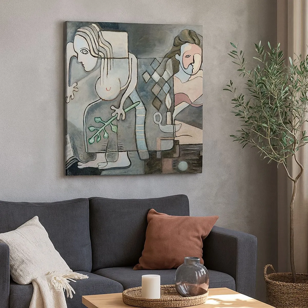 Vászonkép - Lélek és matéria mozaikja - 30x30 cm