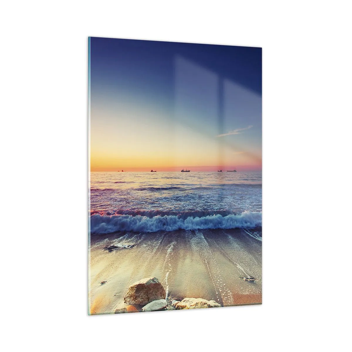 Üveg kép - Mi a helyzet a horizonton túl? - 50x70 cm