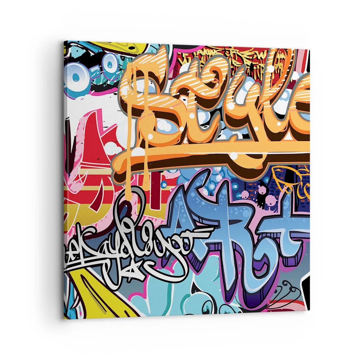 Vászonkép - Falfestmények, falfestmények, falfestmények... - 60x60 cm