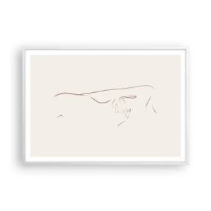Poszter fekete keretben - A vágy alakja - 100x70 cm