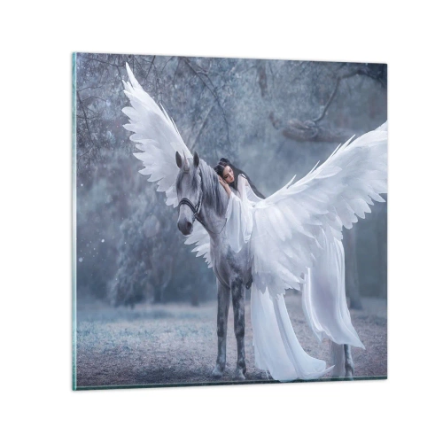 Üveg kép - Egy ihletett pillanat - 30x30 cm