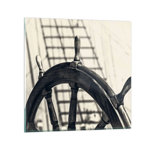 Üveg kép - Tengeri történetek - 30x30 cm