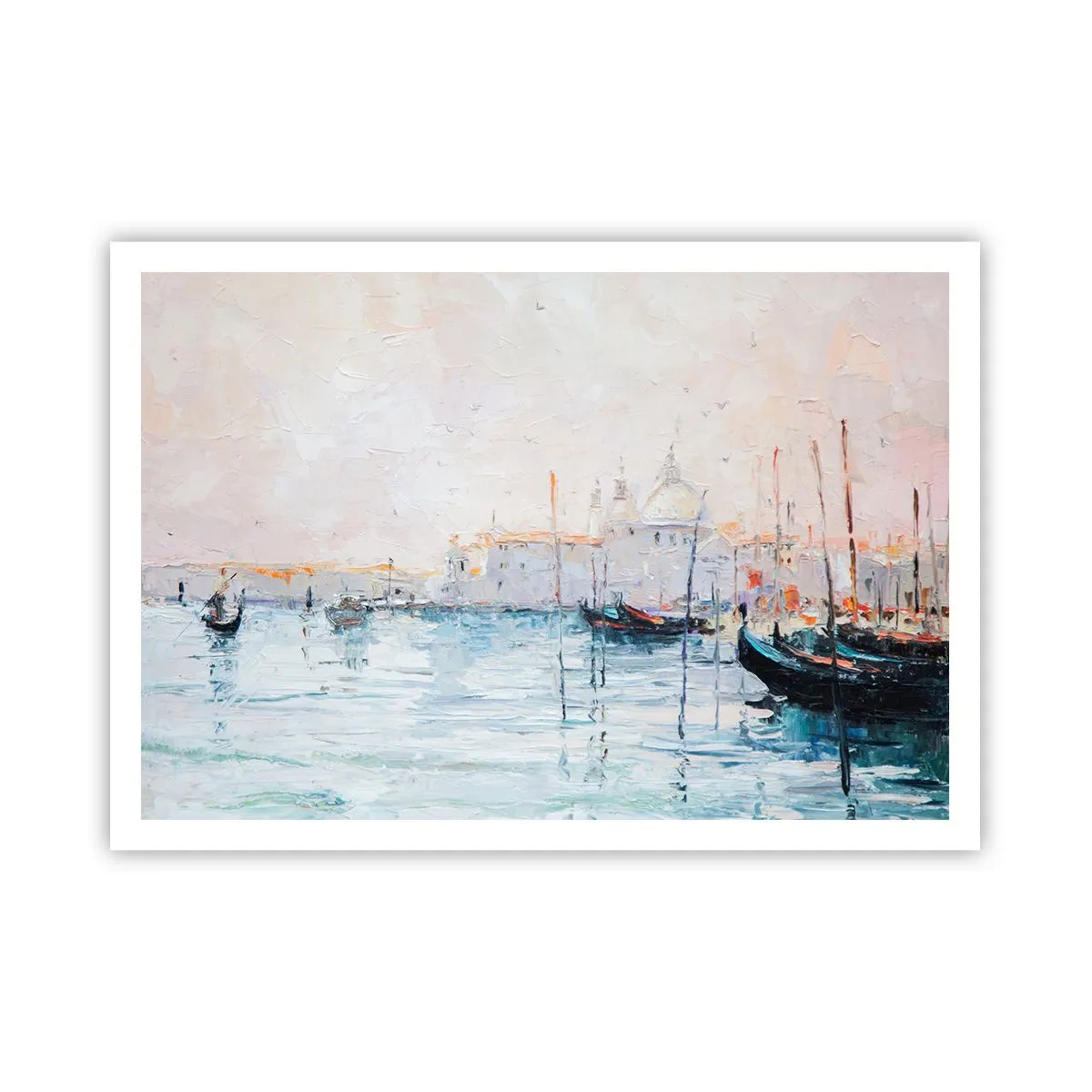 Poszter - A víz mögött, a köd mögött - 100x70 cm