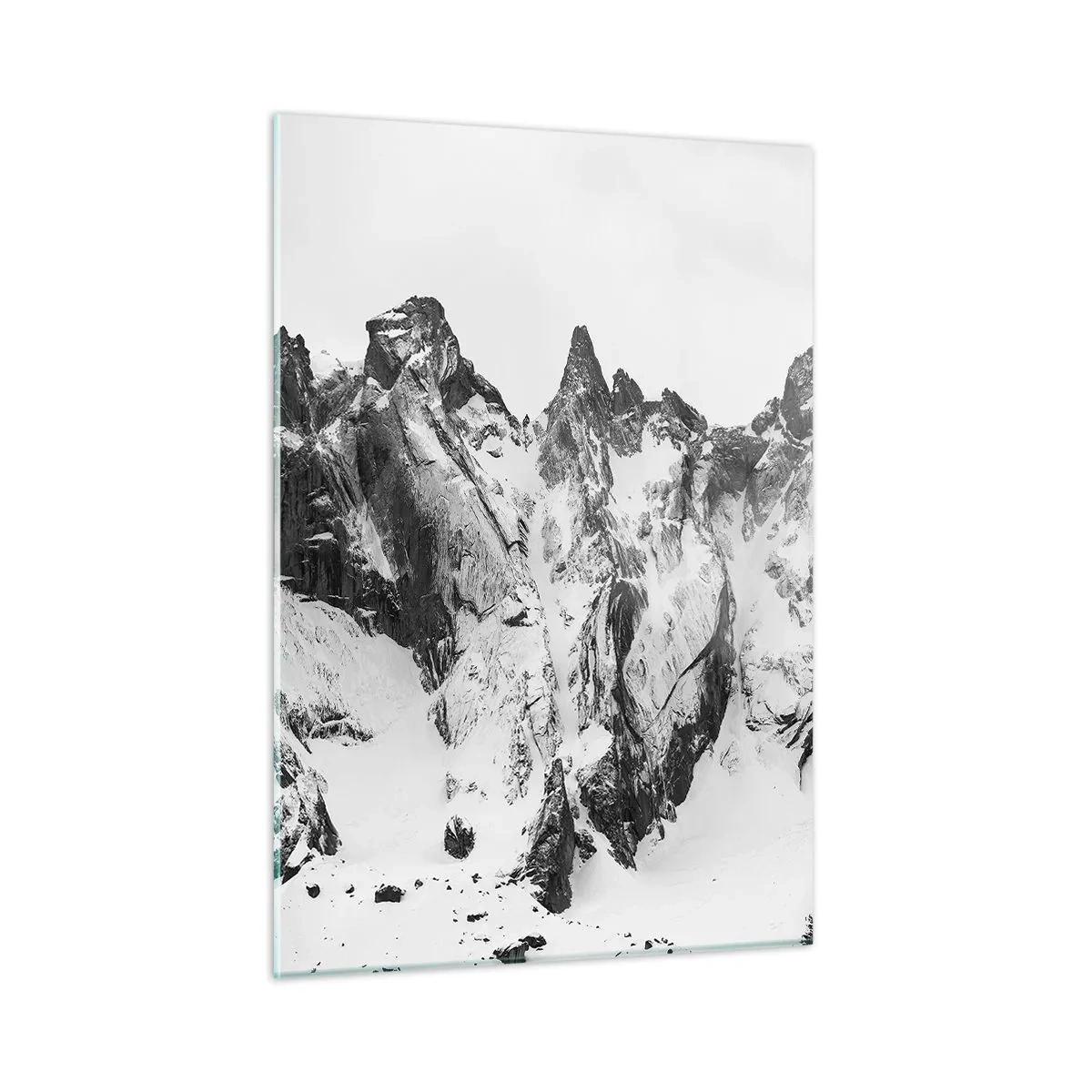Üveg kép - Rémes gránit hegygerinc - 50x70 cm