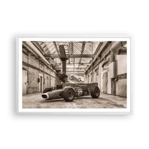 Poszter fekete keretben - A győztes pihenője - 91x61 cm