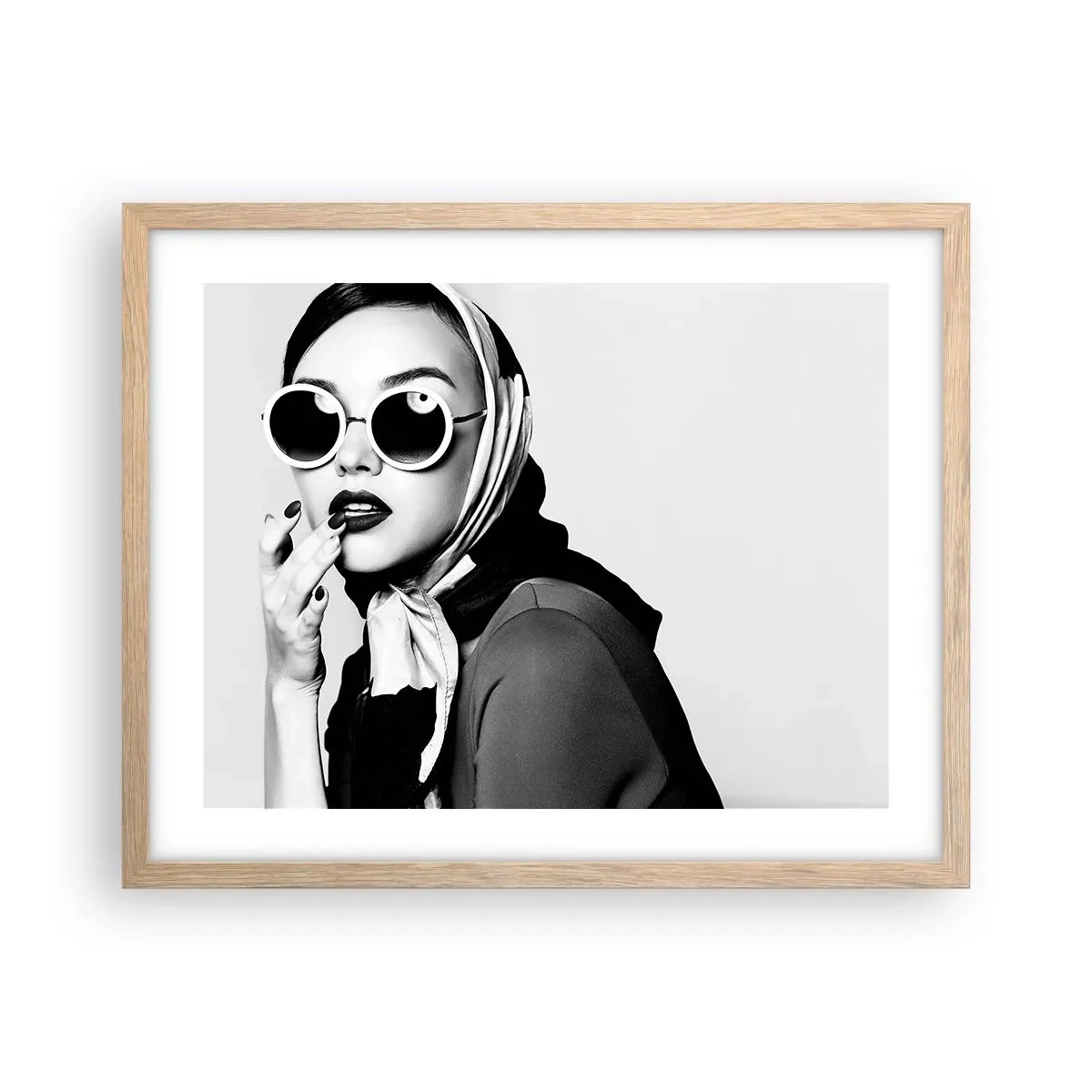 Poszter világos tölgy keretben - Üdvözlet a 60-as évekből - 50x40 cm