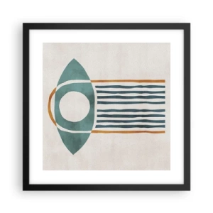 Poszter fehér keretben - Jelek és rituálék - 40x40 cm