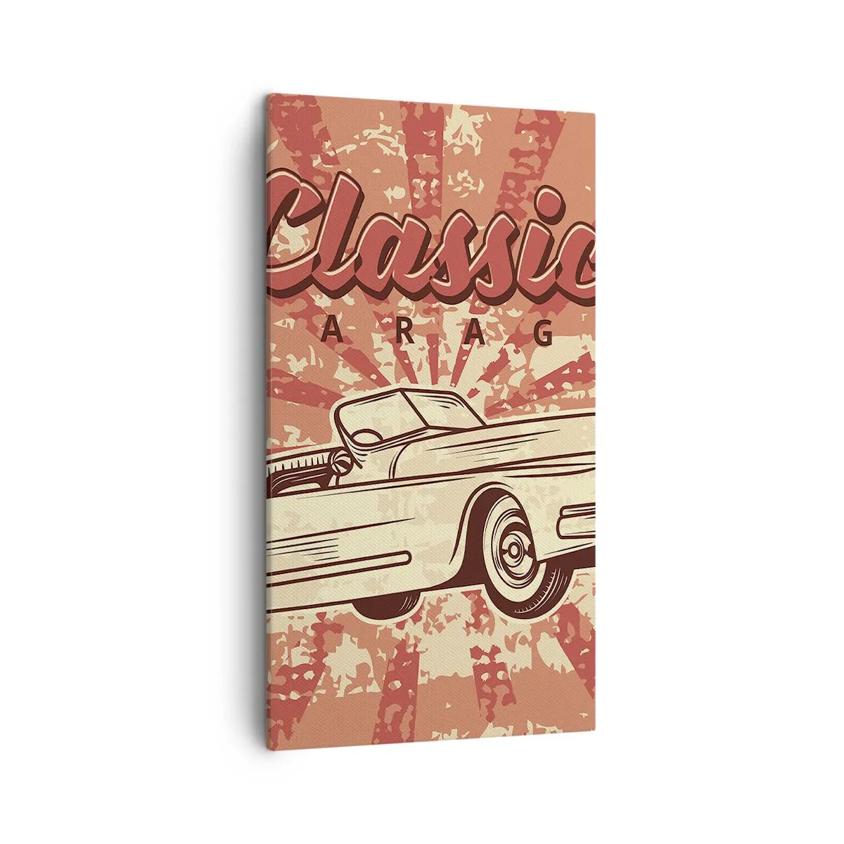 Vászonkép - És a rádióban, Elvis - 45x80 cm