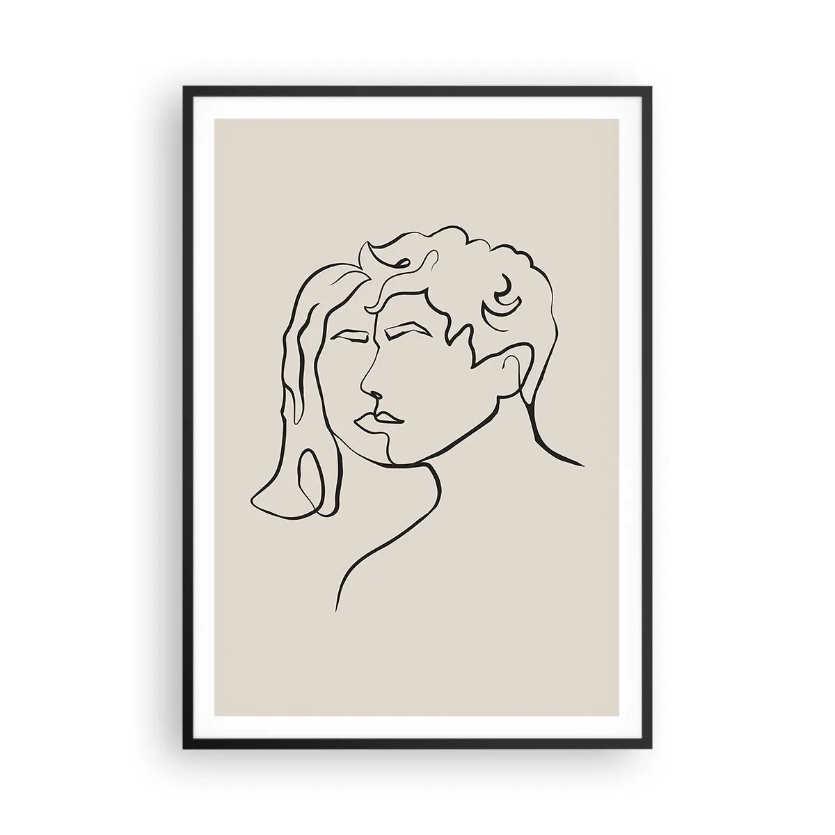 Poszter fehér keretben - És egységgé vált - 70x100 cm