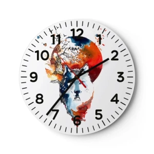 Falióra, Óra - Szembe az éjszakával - 40x40 cm