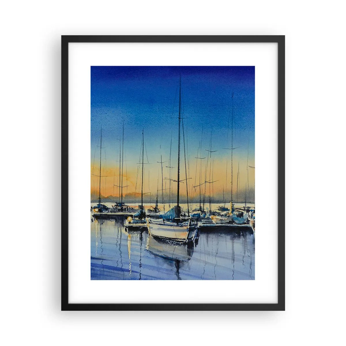 Poszter fehér keretben - Egy szép nap vége - 40x50 cm