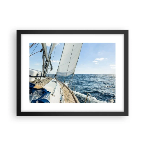 Poszter fehér keretben - Ó, kaland - 40x30 cm