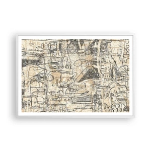 Poszter fekete keretben - Dekódolásra vár - 100x70 cm